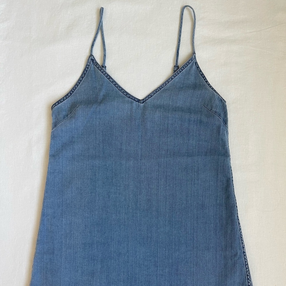 Aritzia Wilfred Free Vivienne Dress: Medium Indigo: Size XXS